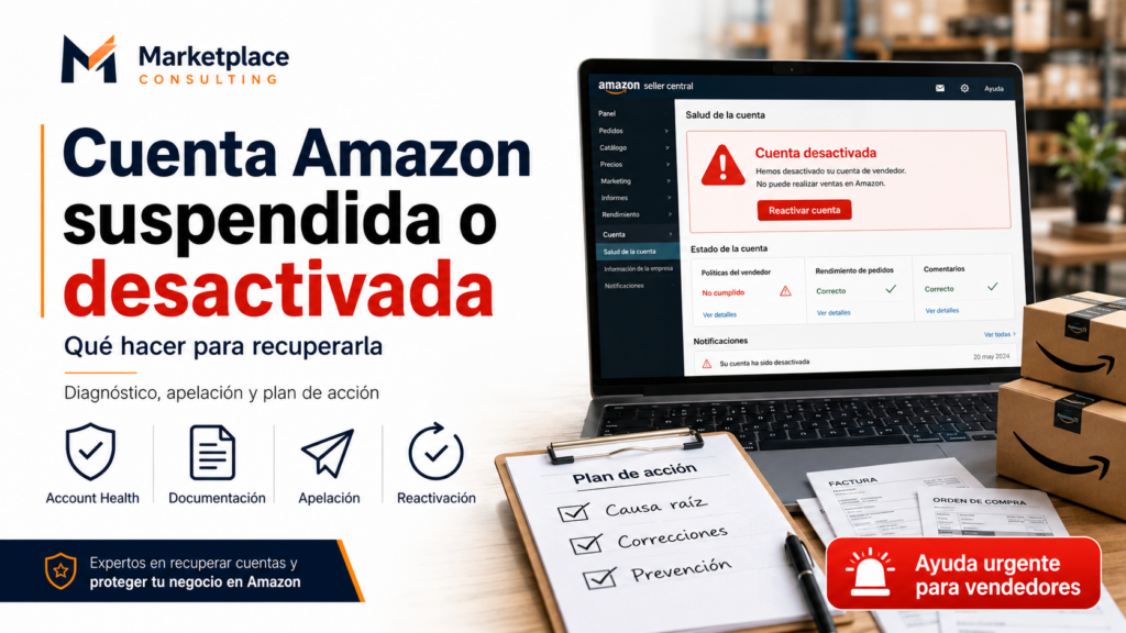 cuenta bloqueada amazon