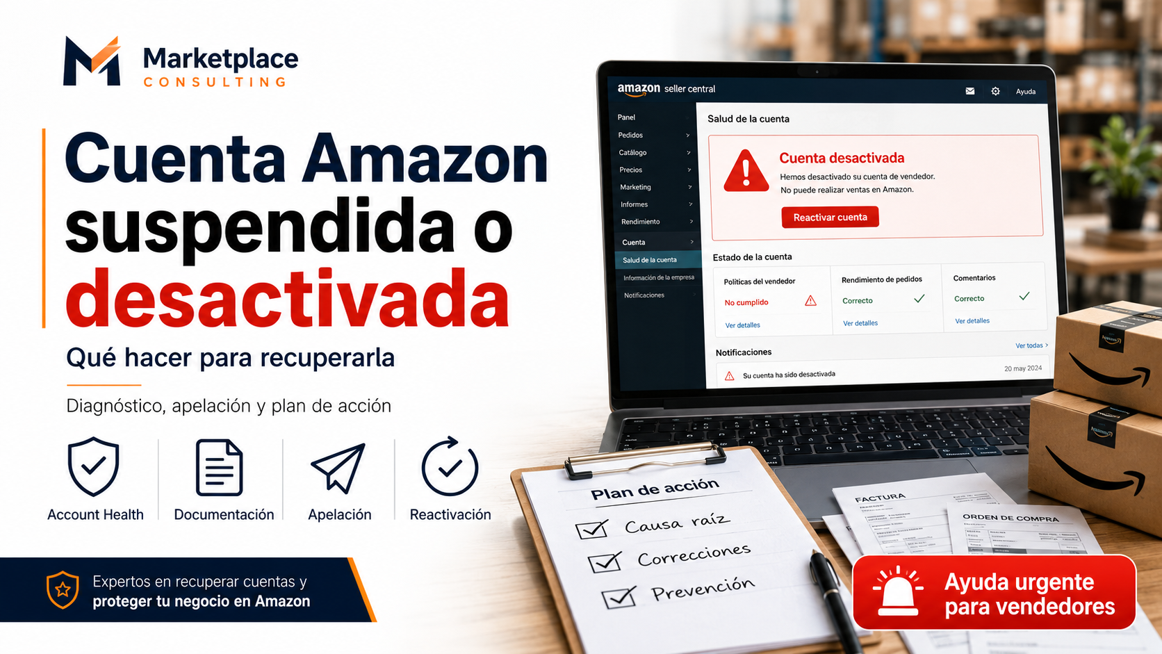 cuenta bloqueada amazon